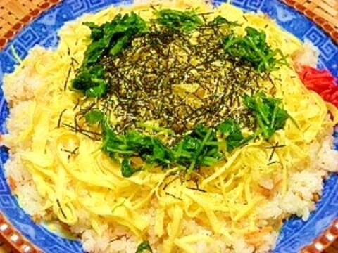 味付け油揚げで☆シンプル散らし寿司